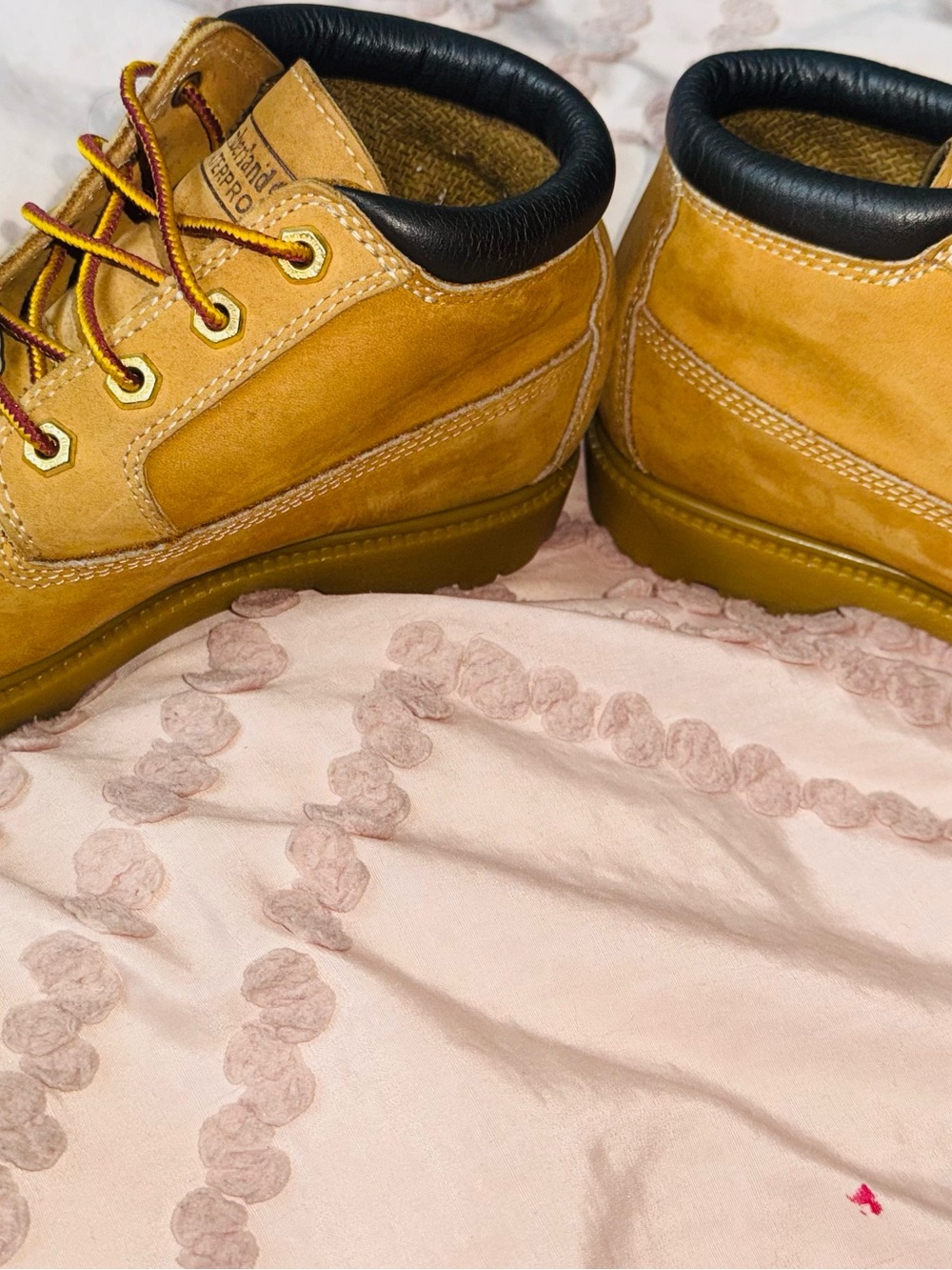 Timberland PRO Wheat and Black Work Boot Top View